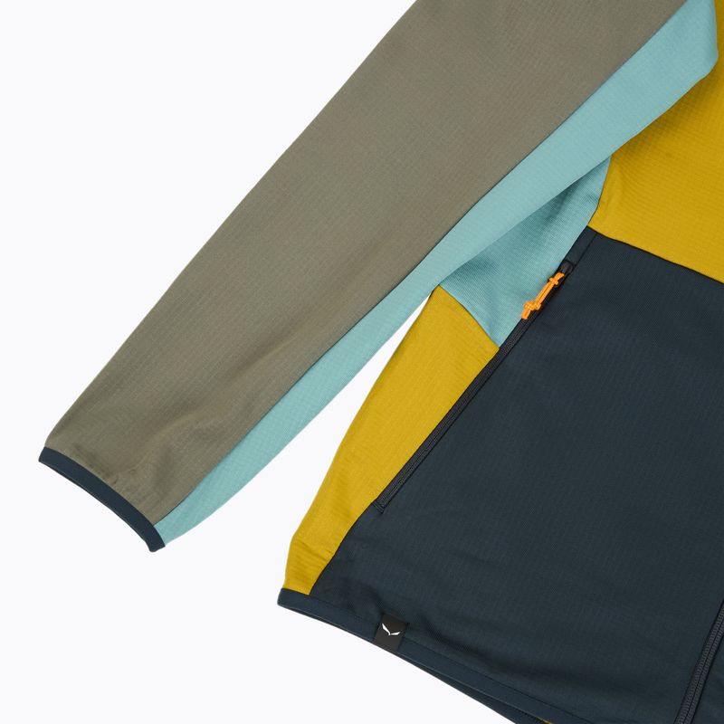Felpa da trekking da uomo Salewa Puez Cammio PL faded green/multi 4