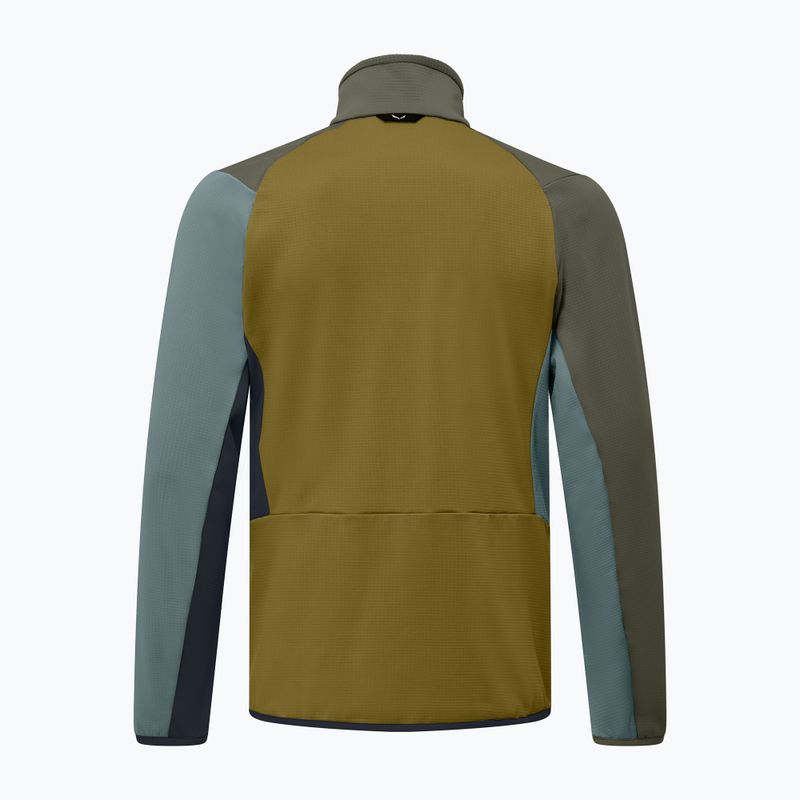 Felpa da trekking da uomo Salewa Puez Cammio PL faded green/multi 2
