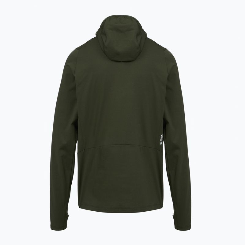 Felpa da trekking da uomo Salewa Puez Sun Hoodie dark olive 2