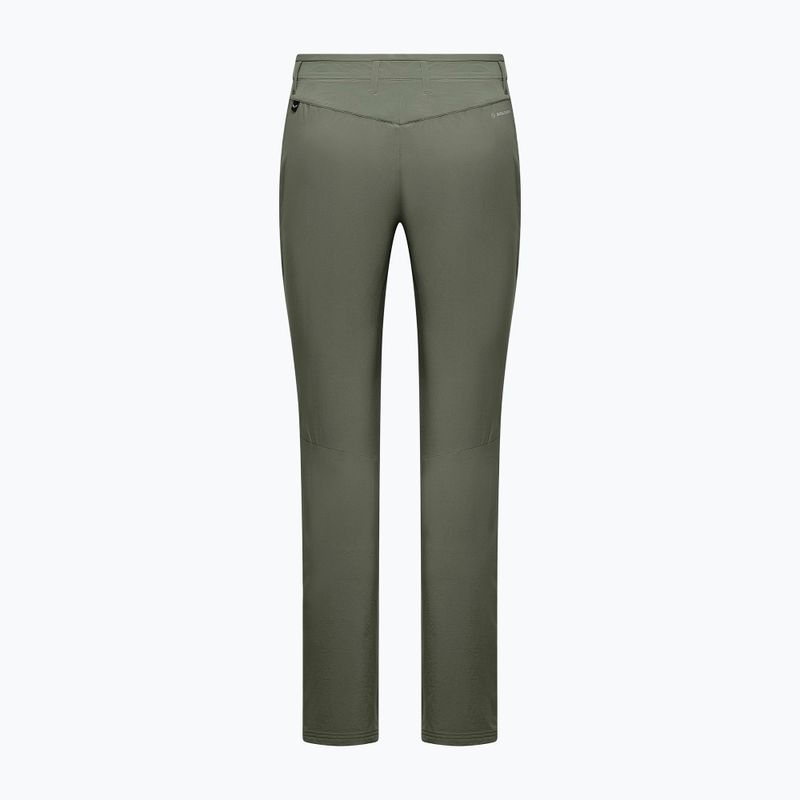 Pantaloni softshell da donna Salewa Puez DST Cargo faded green 2