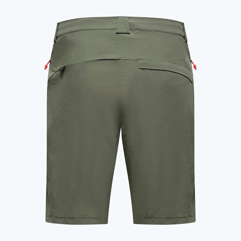 Pantaloncini da trekking da uomo Salewa Puez Talveno DST faded green 2