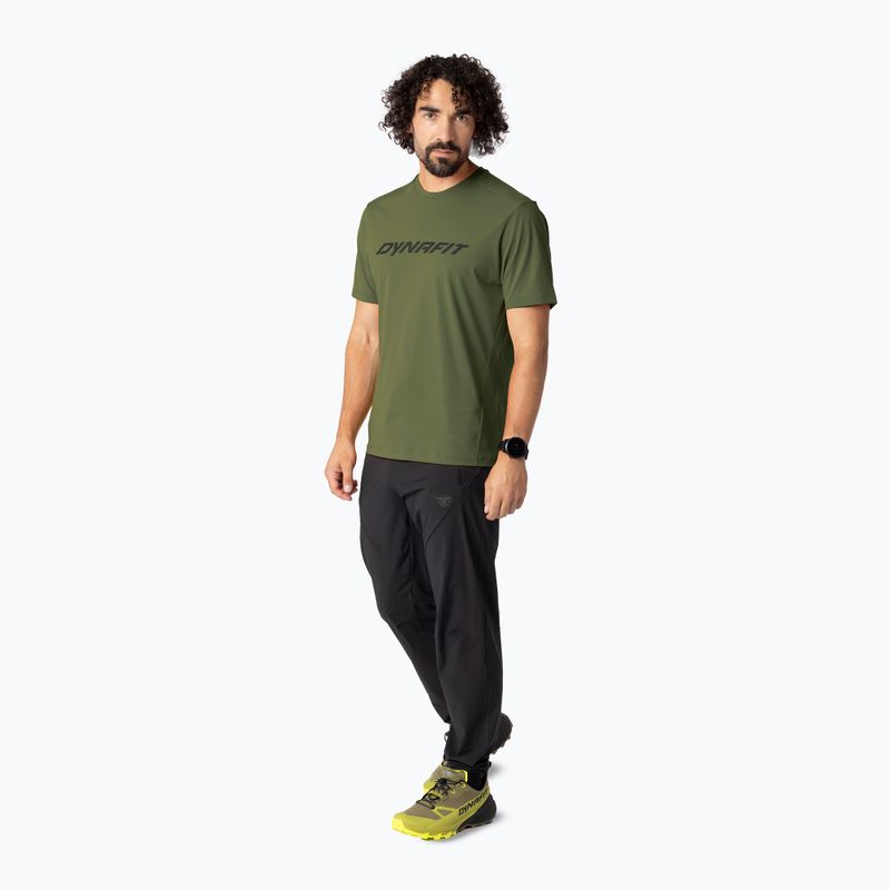 Maglietta da trekking uomo Dynafit Traverse T-Shirt military green 2