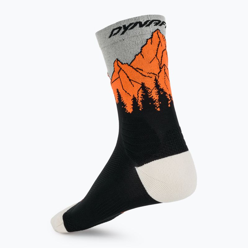 Calzini DYNAFIT Traverse Crew black out ultra orange/4220 2