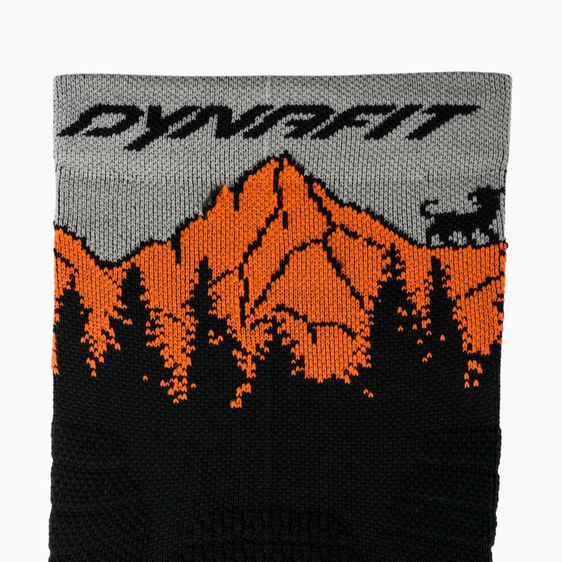 Calzini DYNAFIT Traverse Crew black out ultra orange/4220 3