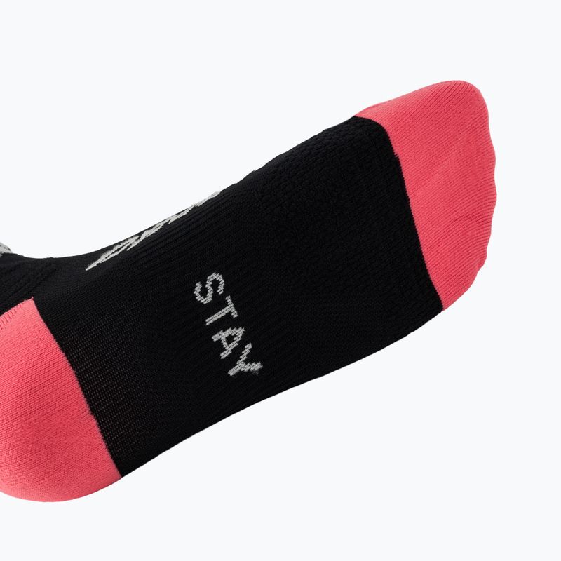 Calzini DYNAFIT Traverse Crew black out ultra coral/6a10 5