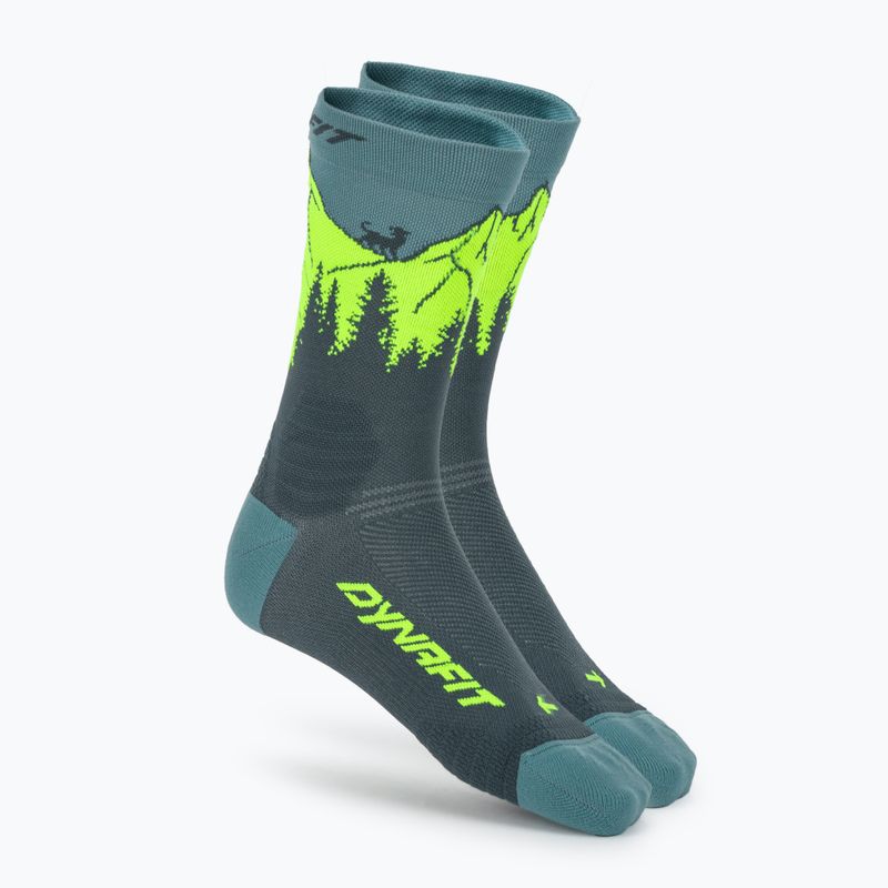 Calzini DYNAFIT Traverse Crew cinder ultra yellow/5a30