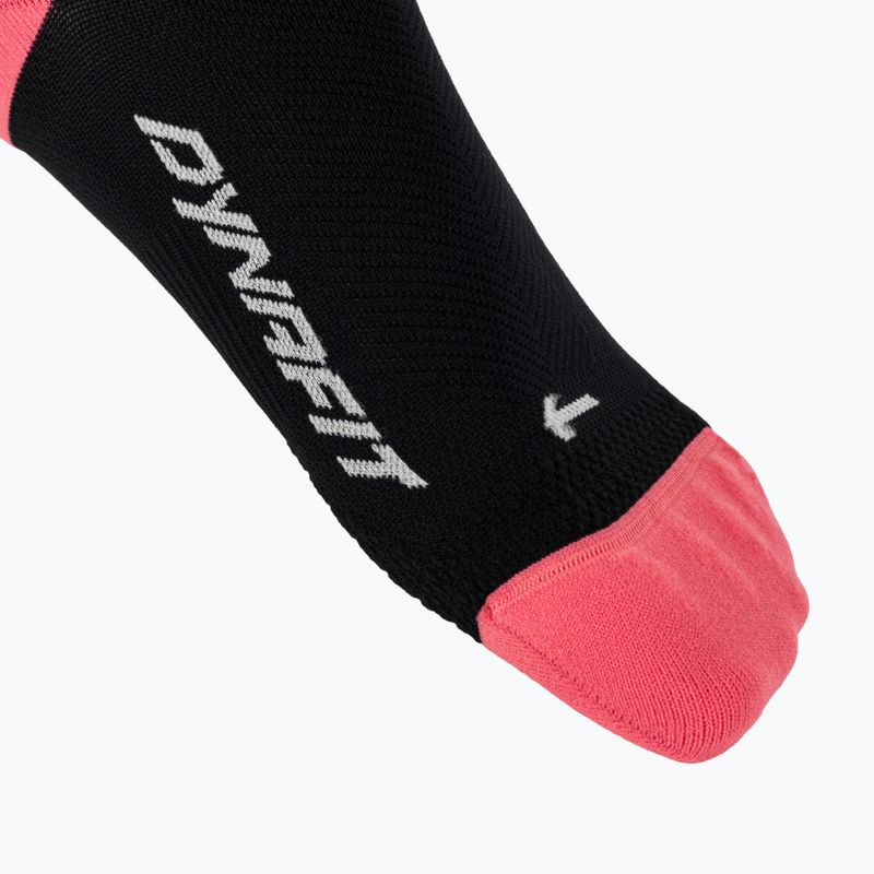 Calzini da sci DYNAFIT Traverse Mid black out ultra coral/6a10 4