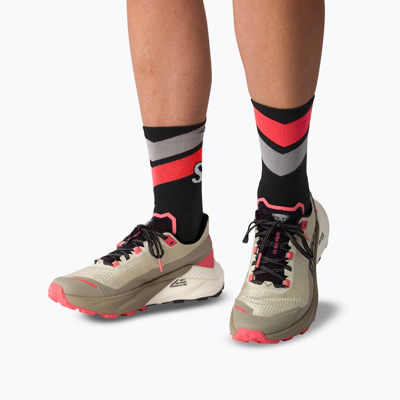 Calzini DYNAFIT Ultra Crew black out ultra coral/6A10 3