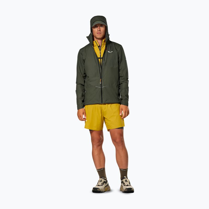 Giacca antipioggia da uomo Salewa Pedroc 2 PTX 2.5 Light faded green 2