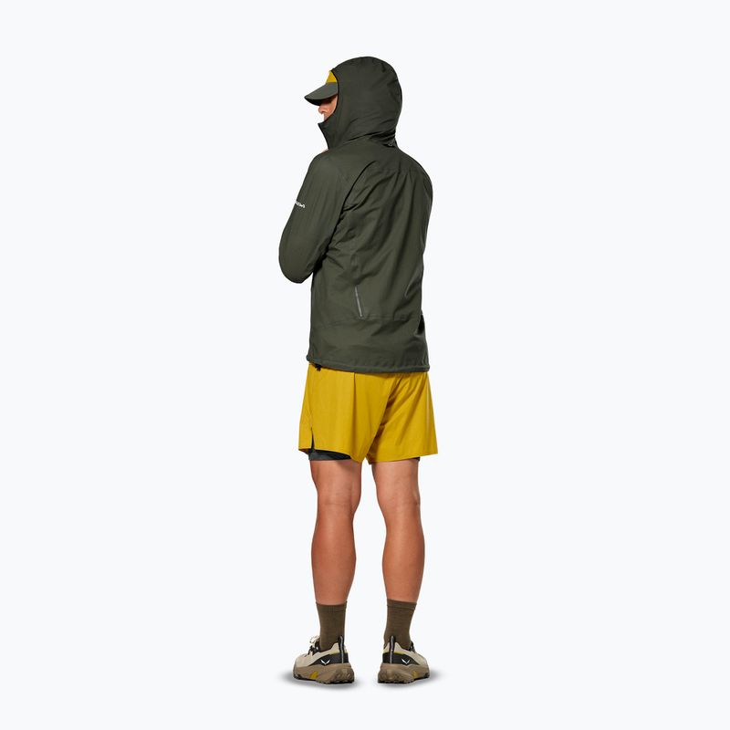 Giacca antipioggia da uomo Salewa Pedroc 2 PTX 2.5 Light faded green 3