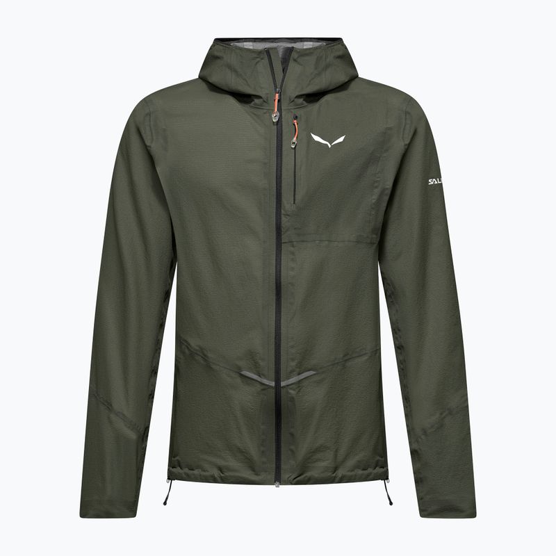 Giacca antipioggia da uomo Salewa Pedroc 2 PTX 2.5 Light faded green 8