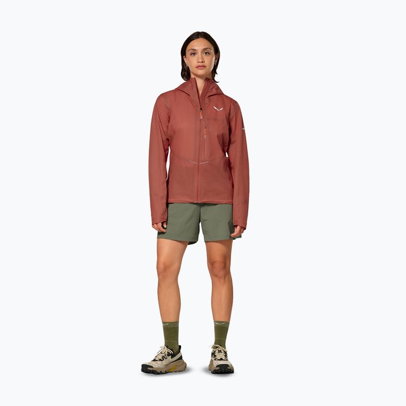 Giacca ibrida da donna Salewa Pedroc 2 PTX 2.5 Light etruscan red 2