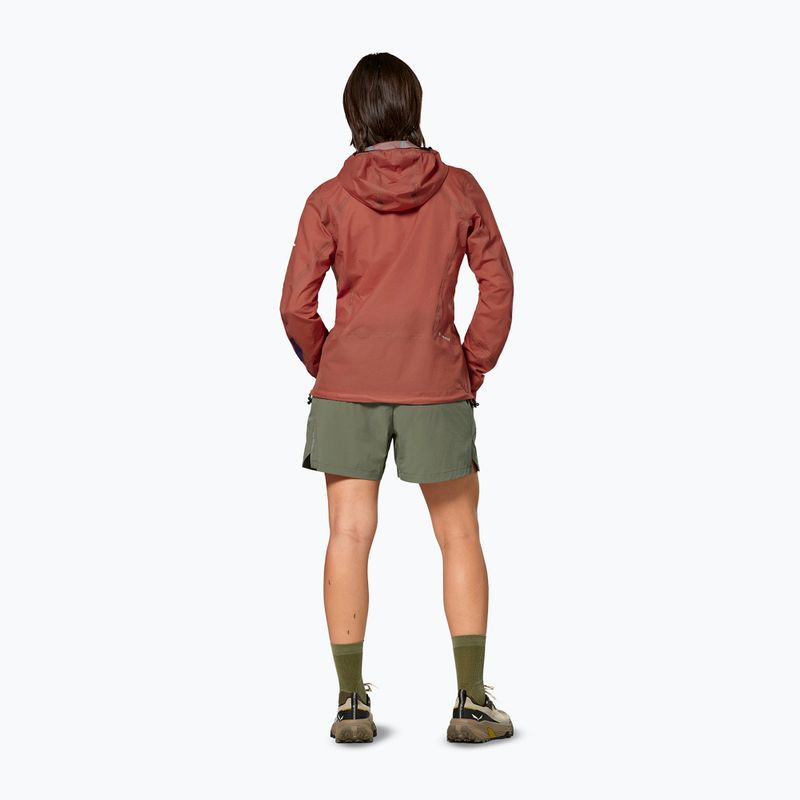 Giacca antipioggia da donna Salewa Pedroc 2 PTX 2.5 Light etruscan red 3