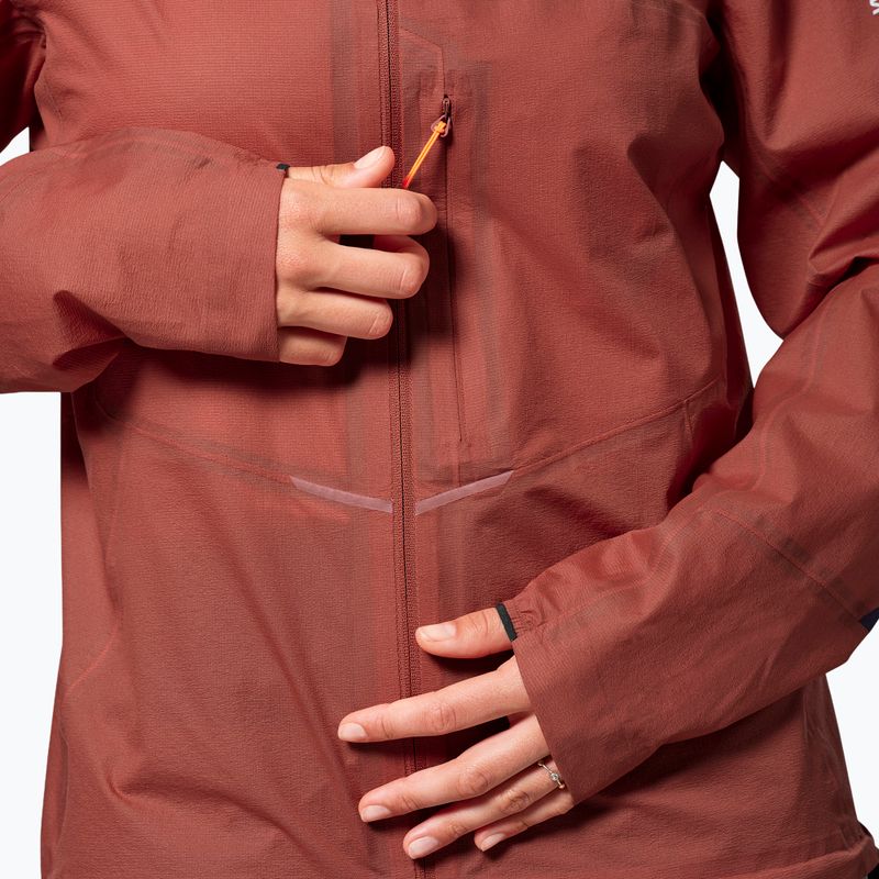 Giacca antipioggia da donna Salewa Pedroc 2 PTX 2.5 Light etruscan red 4