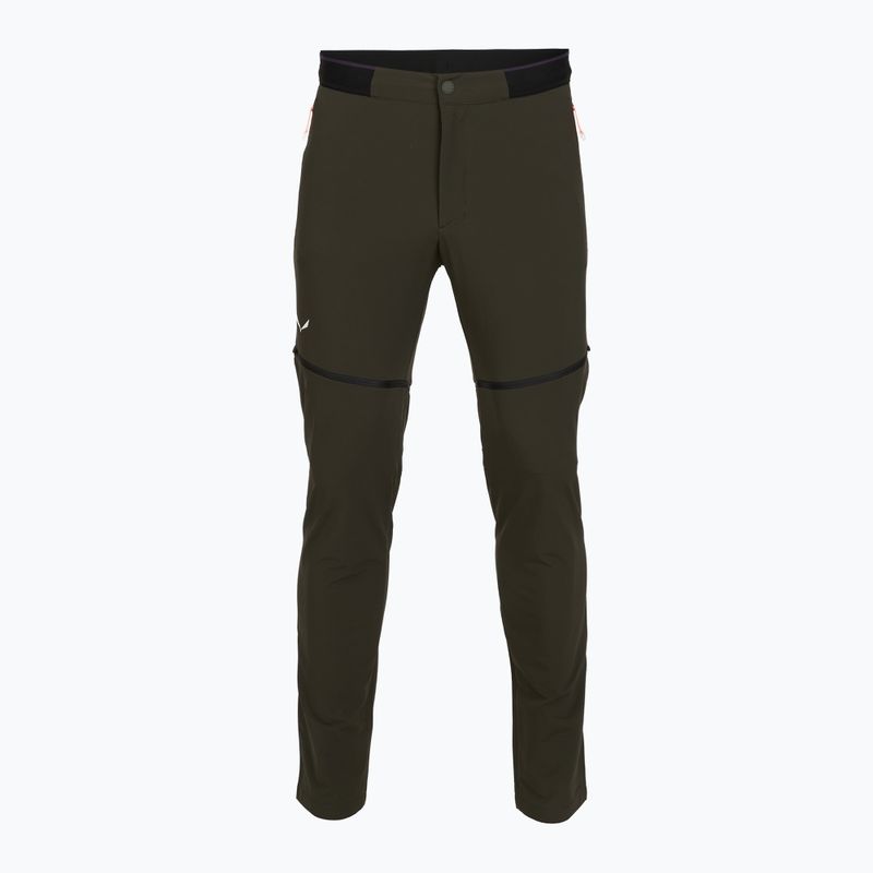 Pantaloni da trekking da uomo Salewa Pedroc 3 DST 2IN1 dark olive