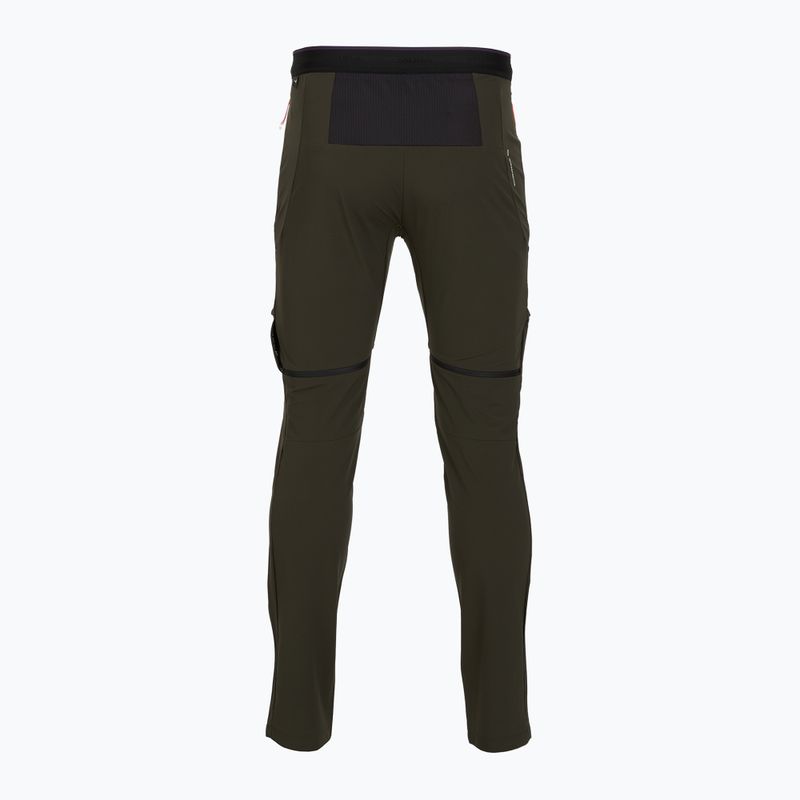 Pantaloni da trekking da uomo Salewa Pedroc 3 DST 2IN1 dark olive 2