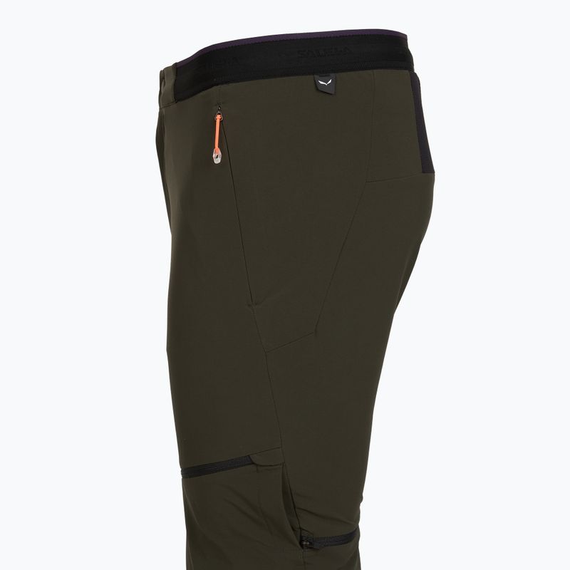 Pantaloni da trekking da uomo Salewa Pedroc 3 DST 2IN1 dark olive 4