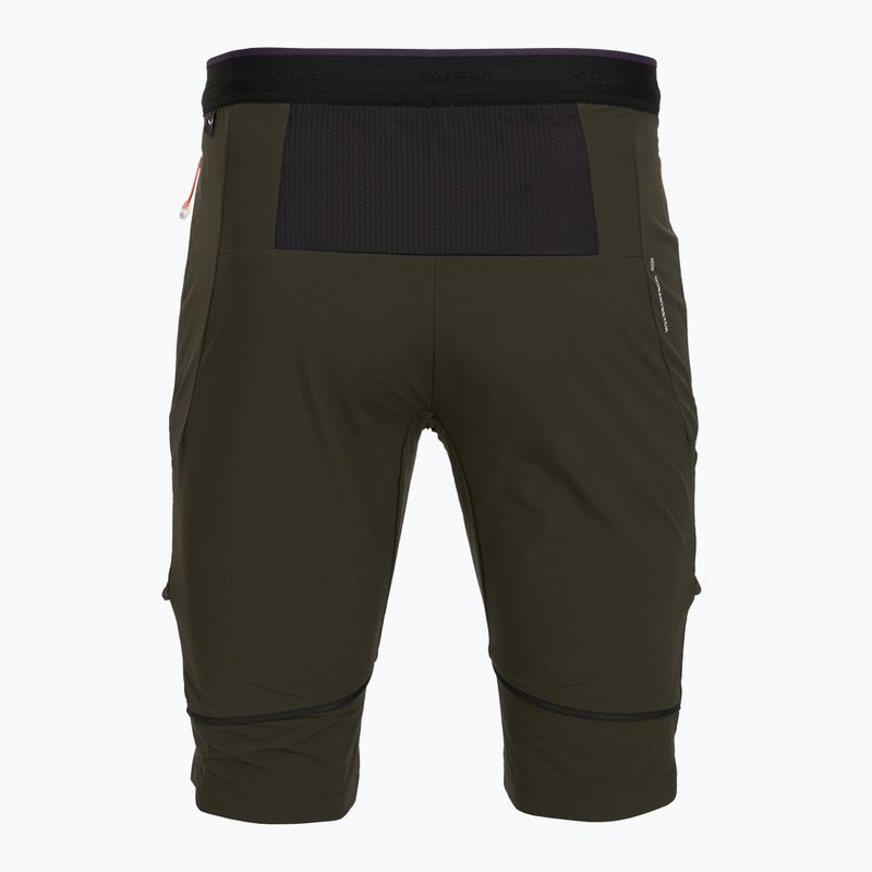 Pantaloni da trekking da uomo Salewa Pedroc 3 DST 2IN1 dark olive 6