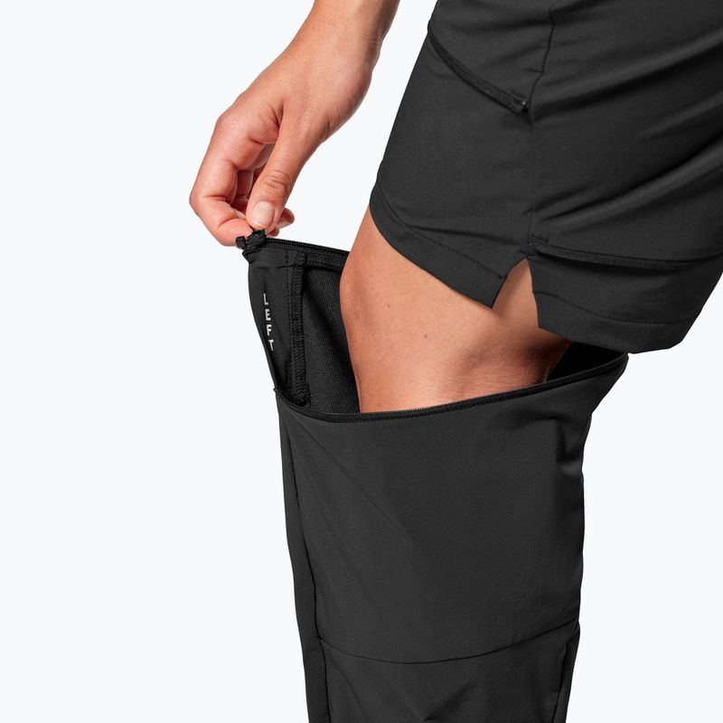 Pantaloni da trekking da donna Salewa Pedroc 3 DST 2IN1 black out 5