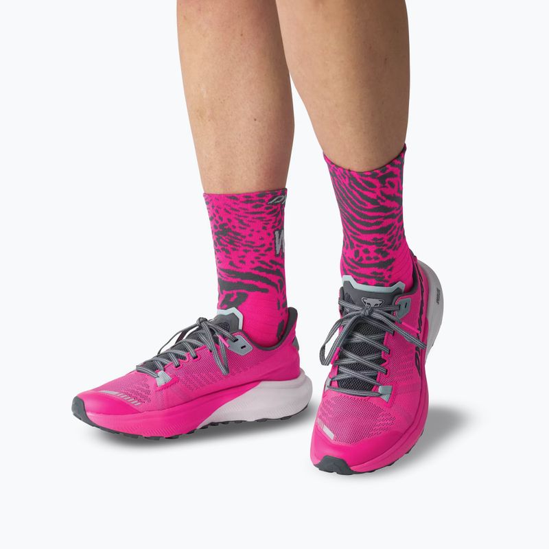 Calzini DYNAFIT Run Wild Crew pink glo 6