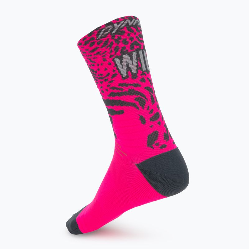 Calzini DYNAFIT Run Wild Crew pink glo 2