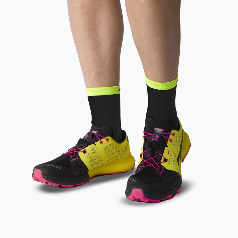 Calzini DYNAFIT Trail Mid black out ultra yellow/5A30 6
