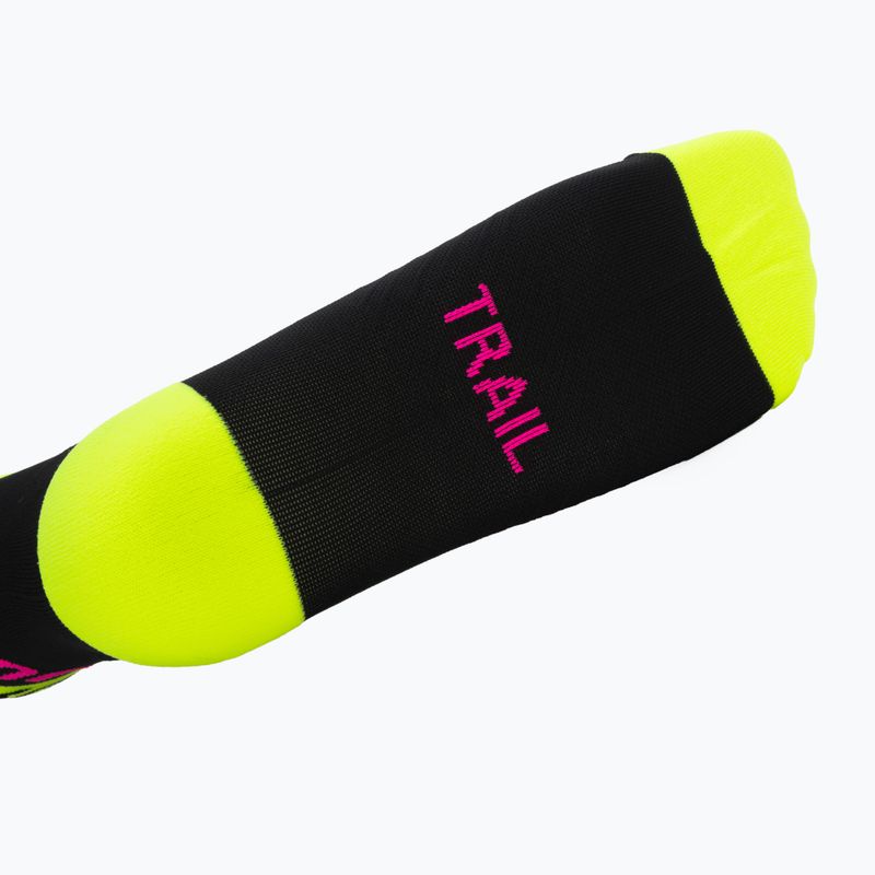 Calzini DYNAFIT Trail Mid black out ultra yellow/5A30 4