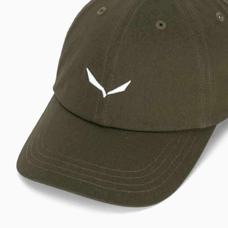 Cappellino con visiera Salewa Eagle Logo dark olive 3