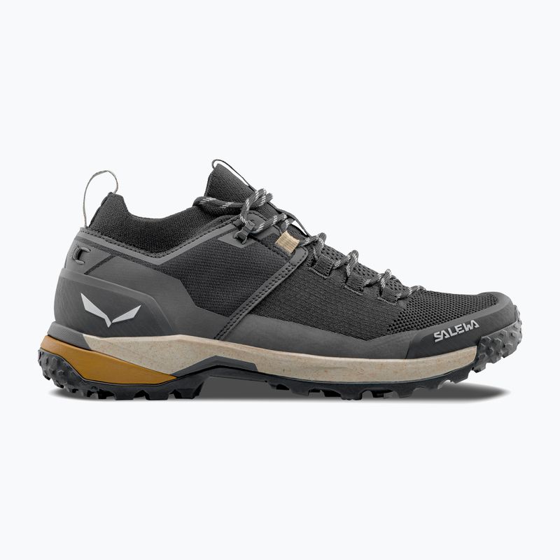 Scarpe da trekking da uomo Salewa Puez 2 Knit Powertex nero/nero 2