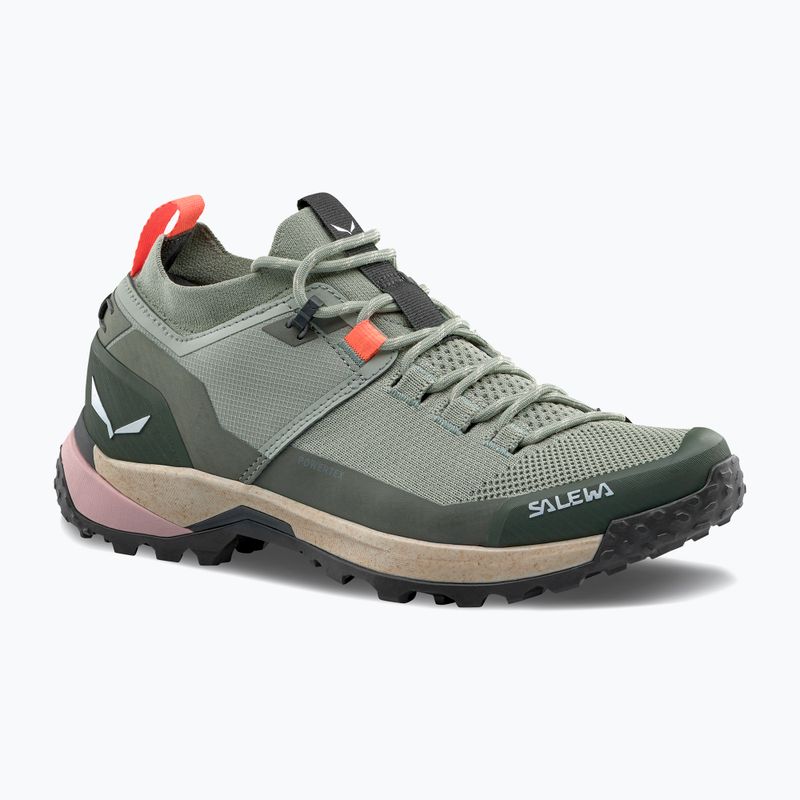 Scarpe da trekking da donna Salewa Puez 2 Knit Powertex shadow/dark olive 8