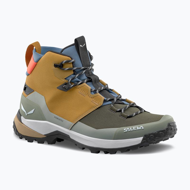 Scarpe da trekking da uomo Salewa Puez 2 Mid Ptx golden brown/shadow 8