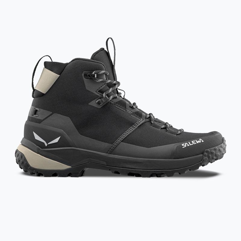 Stivali da trekking da donna Salewa Puez 2 Mid Ptx nero/nero 2