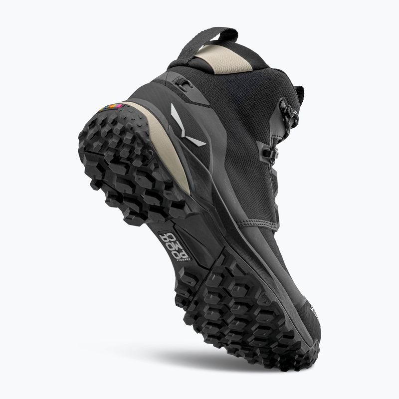 Stivali da trekking da donna Salewa Puez 2 Mid Ptx nero/nero 4