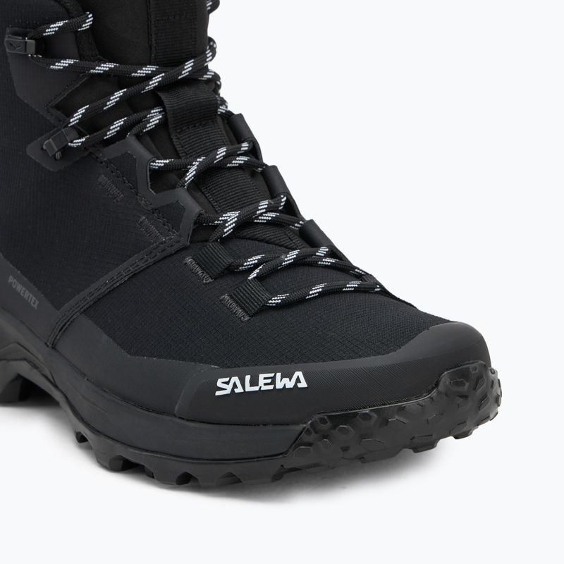 Stivali da trekking da donna Salewa Puez 2 Mid Ptx nero/nero 7