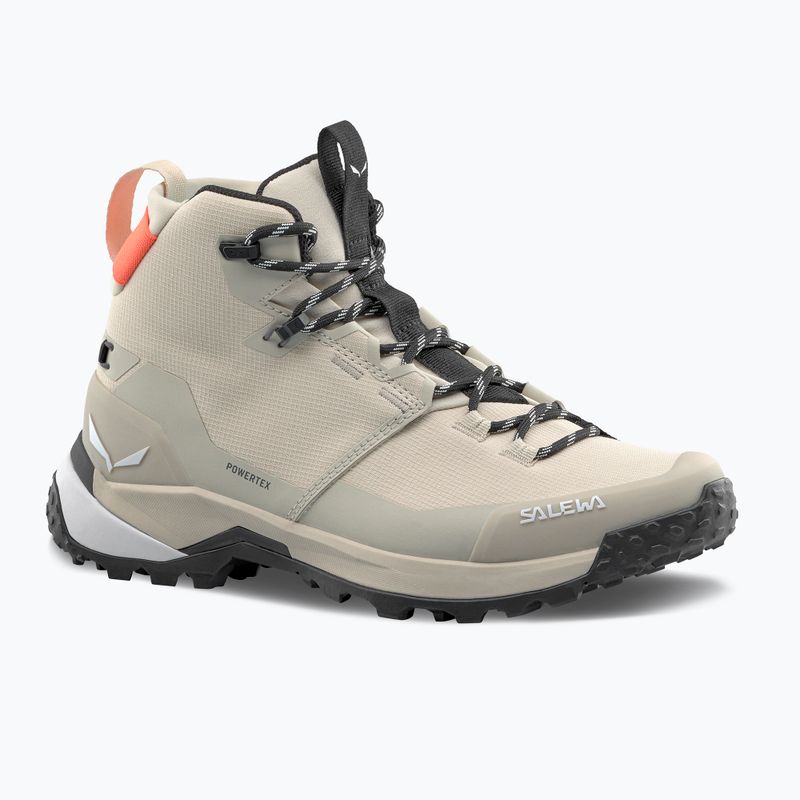 Stivali da trekking Salewa da donna Puez 2 Mid Ptx farina d'avena/ farina d'avena