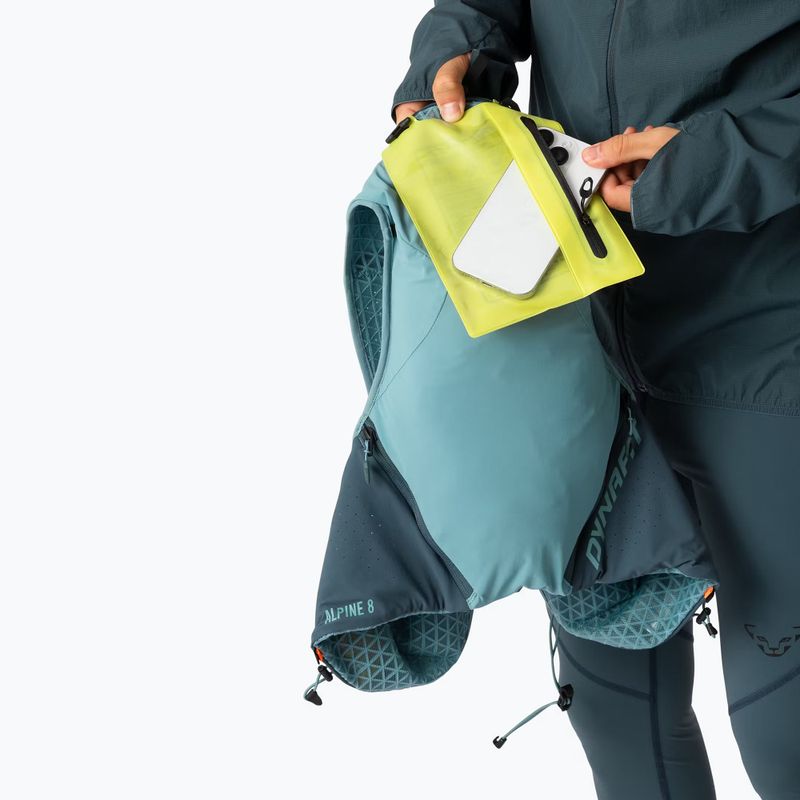 Gilet da corsa DYNAFIT Alpine 8 Vest smoke blue/cinder 11