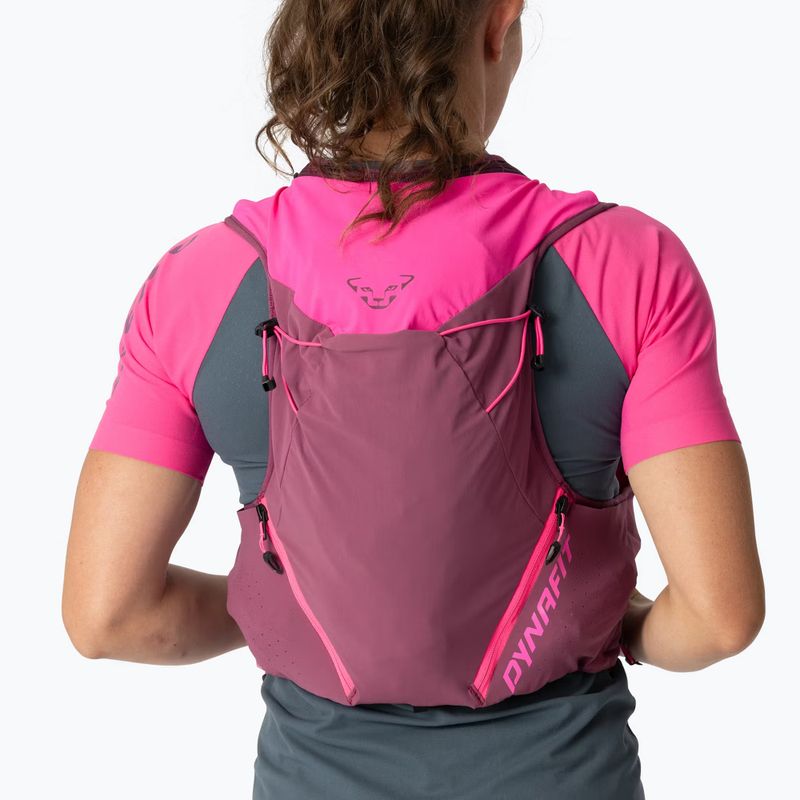 Gilet da corsa DYNAFIT Alpine 15 Vest pink glo/amaranth 5