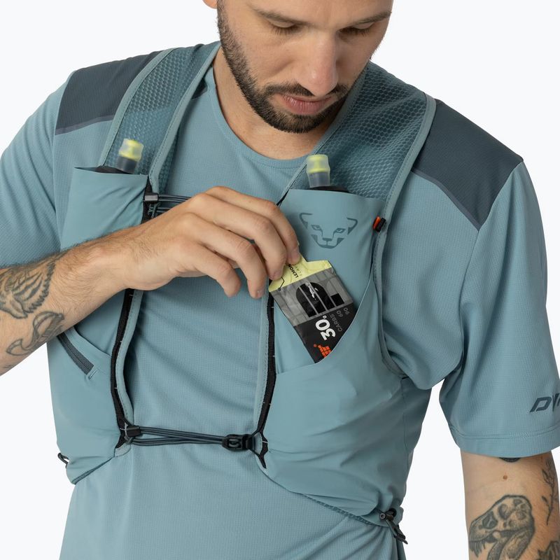 Gilet da corsa DYNAFIT Sky 4 Vest smoke blue/cinder 7