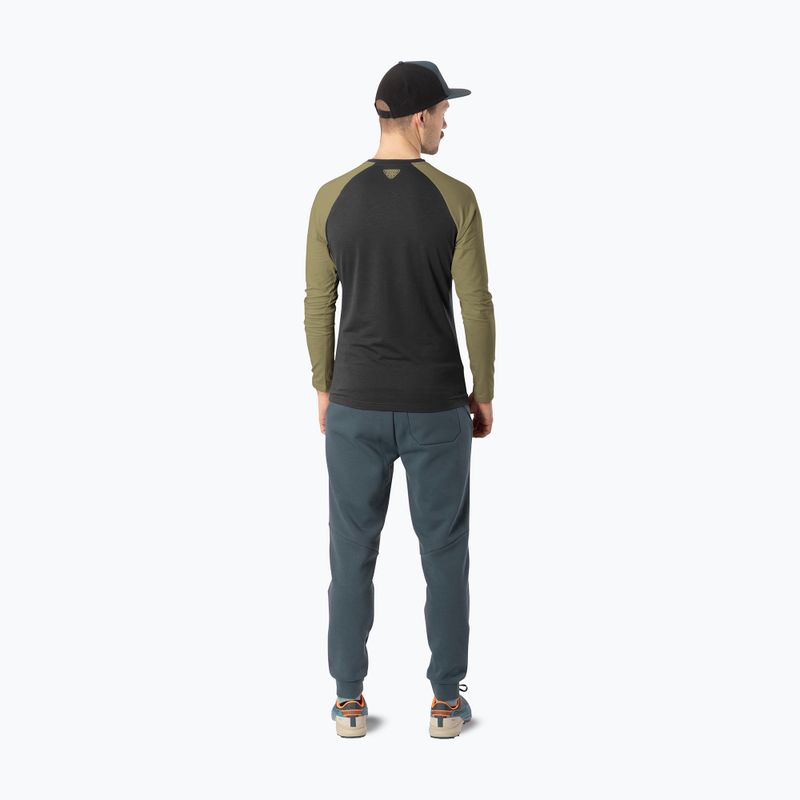 Longsleeve da running uomo DYNAFIT 24/7 military green/0910 3