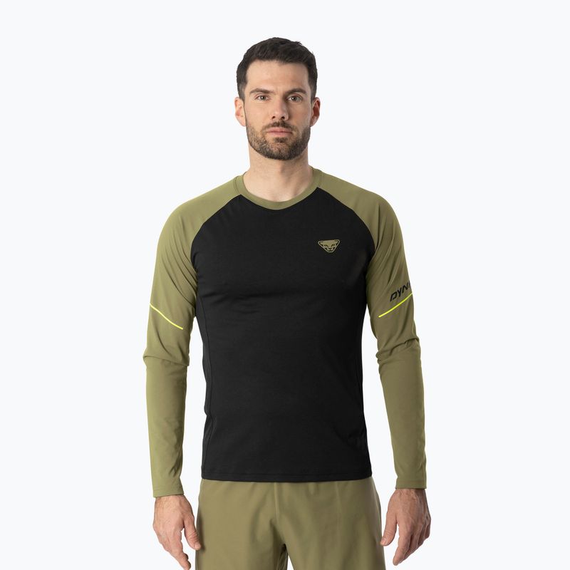 Longsleeve da running uomo DYNAFIT Alpine Pro military green/0910