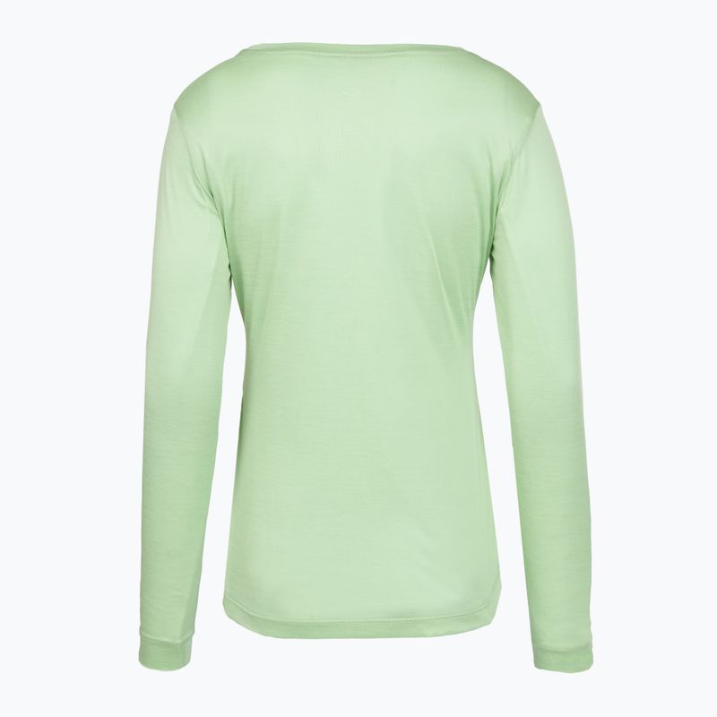 Longsleeve da trekking da donna Salewa Puez Melange Dry pastel green melange 2