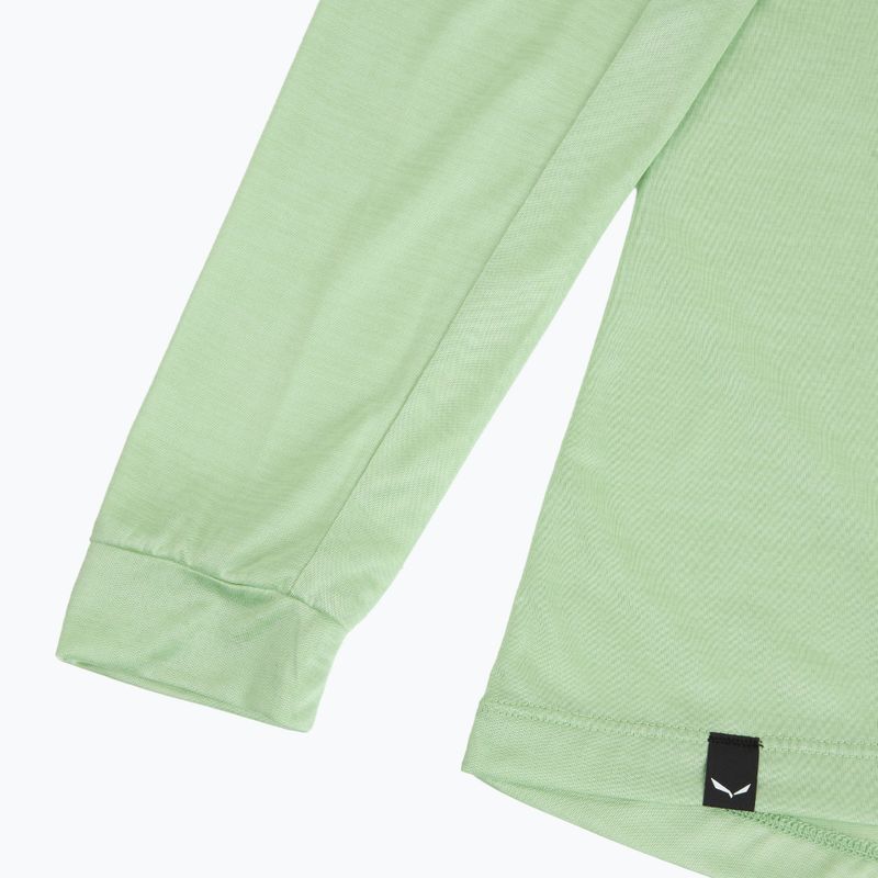 Longsleeve da trekking da donna Salewa Puez Melange Dry pastel green melange 4