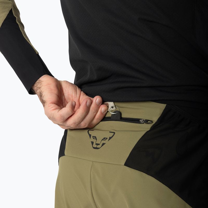 Pantaloncini da corsa da uomo DYNAFIT Alpine Pro 2IN1 military green 6