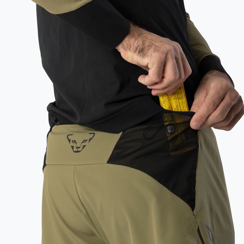 Pantaloncini da corsa da uomo DYNAFIT Alpine Pro 2IN1 military green 7