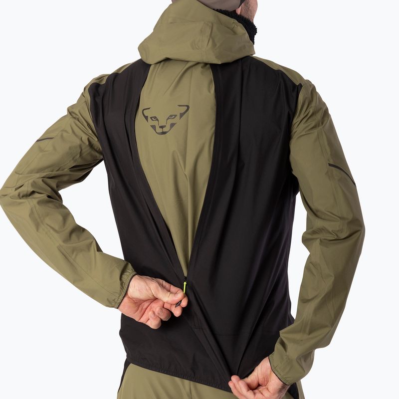 Giacca da corsa da uomo DYNAFIT Alpine 3L military green/0910 7