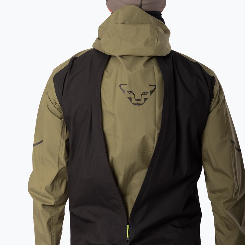 Giacca da corsa da uomo DYNAFIT Alpine 3L military green/0910 8