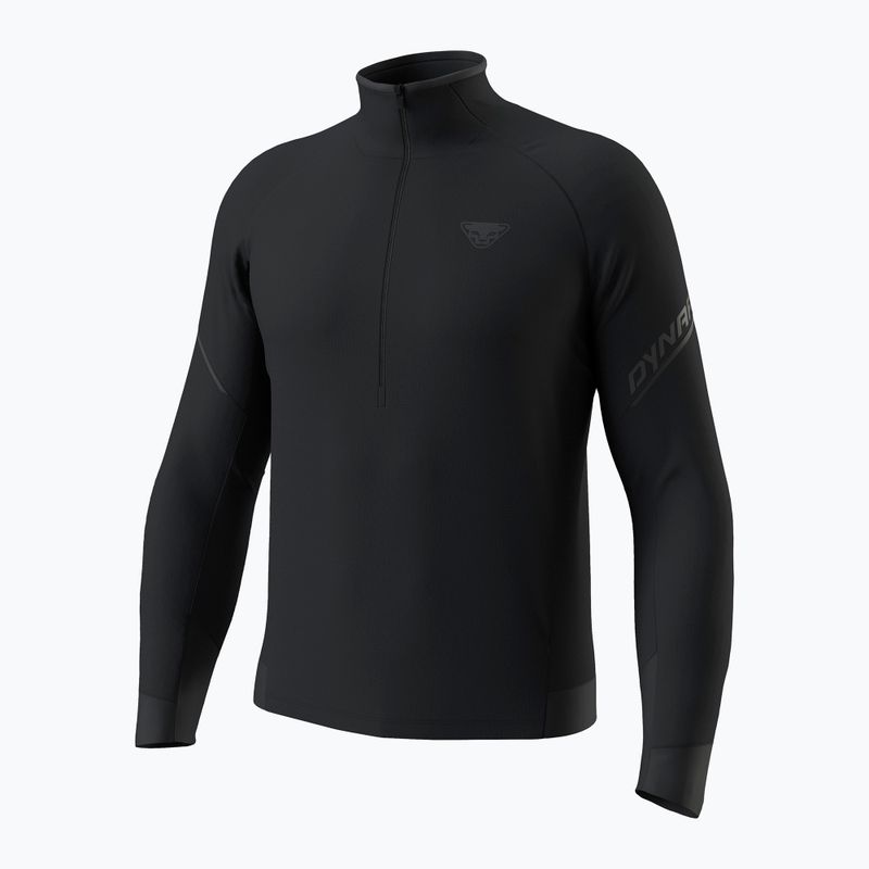 Felpa da corsa uomo Dynafit Alpine LS 1/2 Zip Tee black out