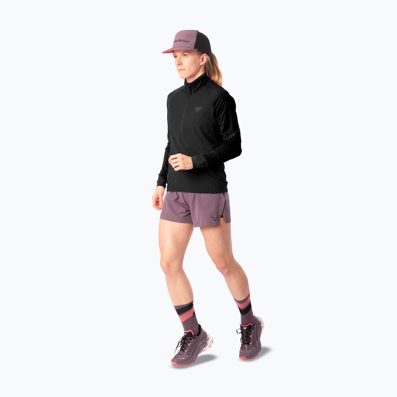 Felpa da corsa donna Dynafit Alpine LS 1/2 Zip Tee black out 2