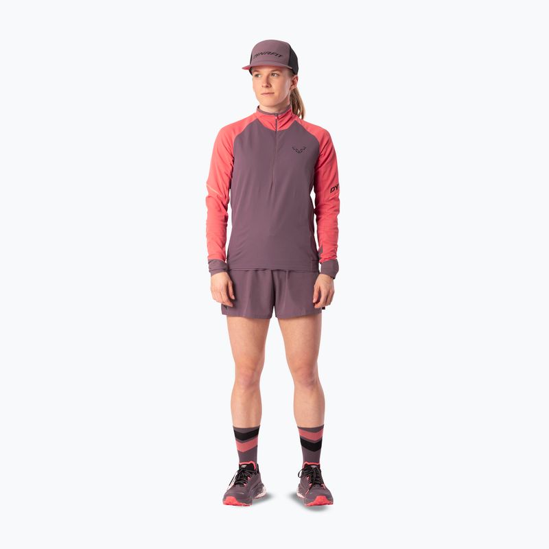 Felpa da corsa donna Dynafit Alpine LS 1/2 Zip Tee cabana/6A90 2
