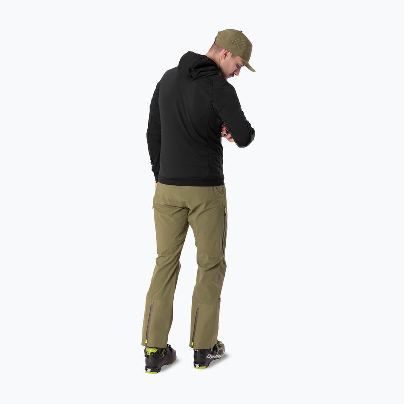 Felpa da sci alpinismo uomo DYNAFIT Radical Polartec con cappuccio black out 2